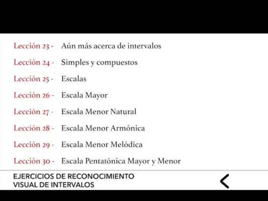 Curso de Teoría de la Música android App screenshot 1