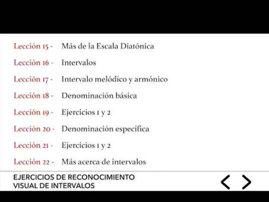 Curso de Teoría de la Música android App screenshot 2