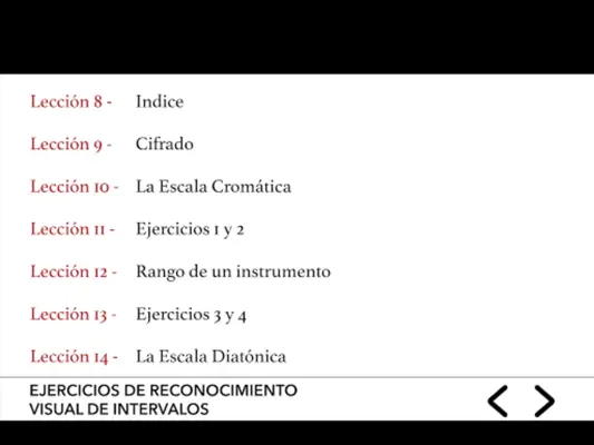 Curso de Teoría de la Música android App screenshot 3